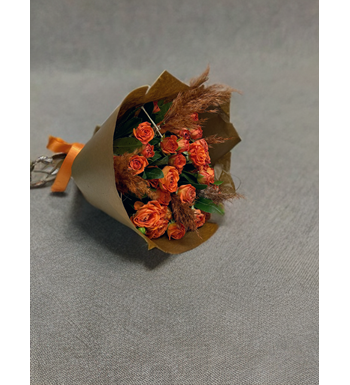 Orange Spray Roses