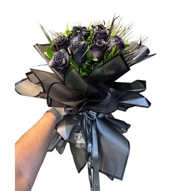 Black Roses - Siyah Gül Buketi